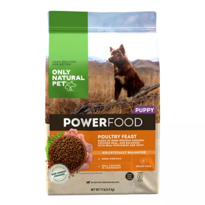 Product Only Natural Pet PowerFood Puppy Food - Grain Free, High Protein, Poultry Feast