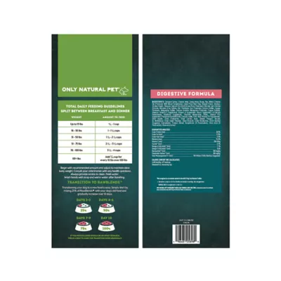 Product Only Natural Pet RawBlends Adult Dog Food - Kibble With Raw Bites, Digestive Formula