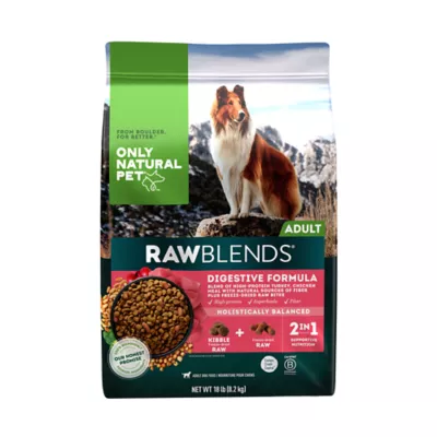 Product Only Natural Pet RawBlends Adult Dog Food - Kibble With Raw Bites, Digestive Formula