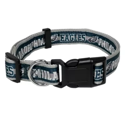 Pets First NFL Philadelphia Eagles Satin Dog Collar - Image 1