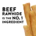 Dentley's Rawhide Salmon Flavor Rolls 6 Count 4.6 OZ image thumbnail 4