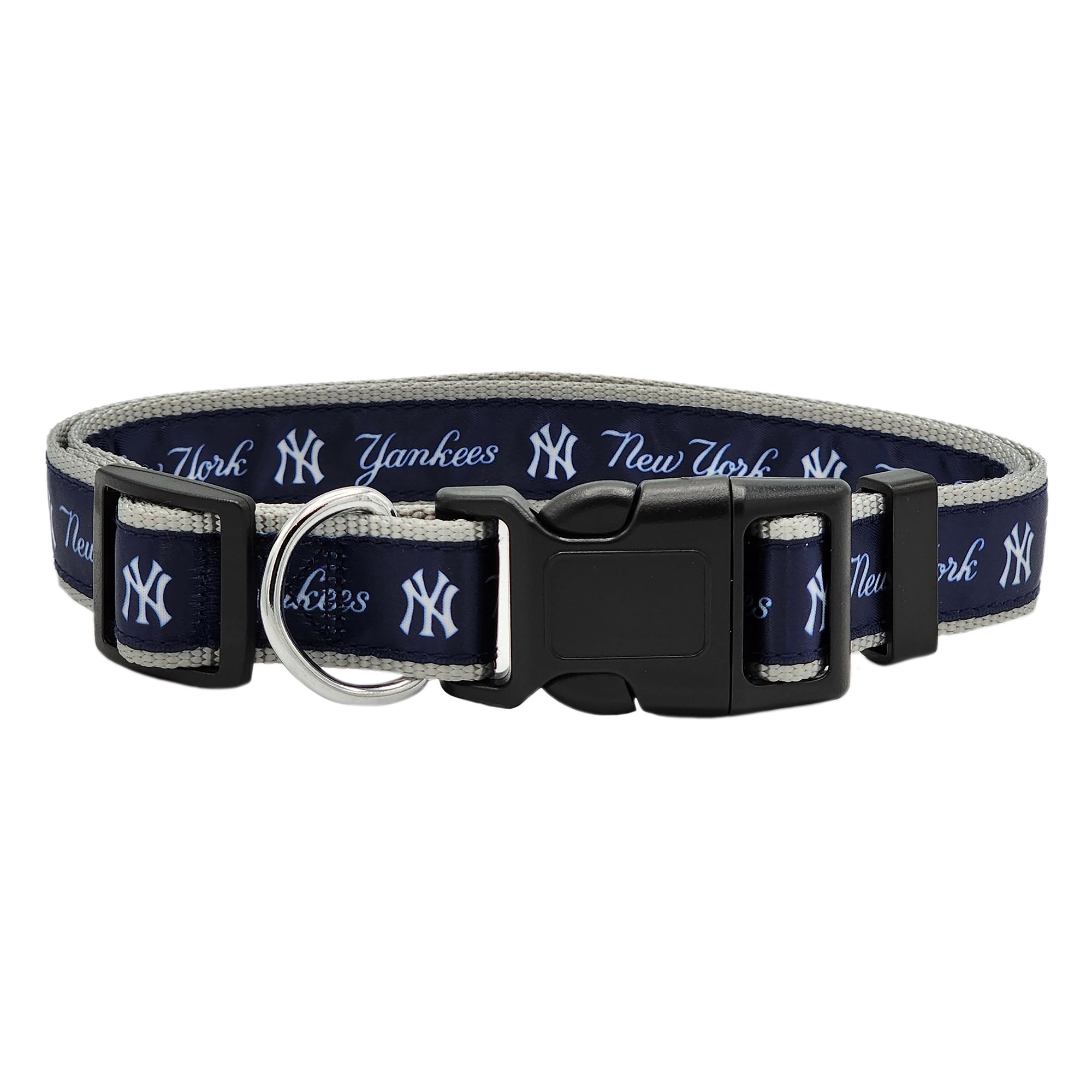 Pets First MLB New York Yankees Satin Dog Collar