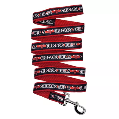 Pets First NBA Chicago Bulls Satin Dog Leash - Image 1