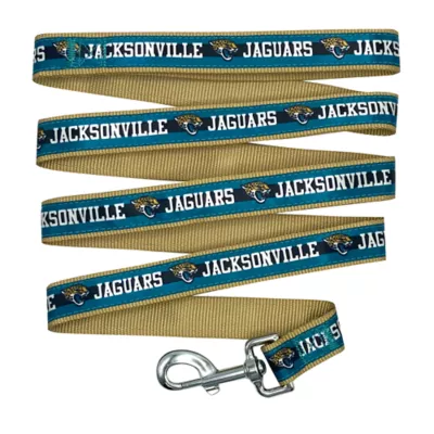 Product Pets First NFL Jacksonville Jaguars Satin Dog Leash