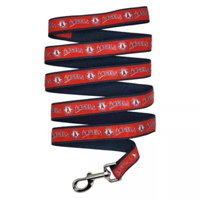 Product Pets First MLB Los Angeles Angels Satin Dog Leash