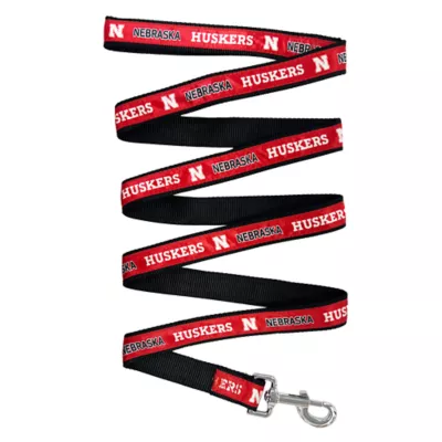 Pets First NCAA Nebraska Satin Dog Leash - Image 1