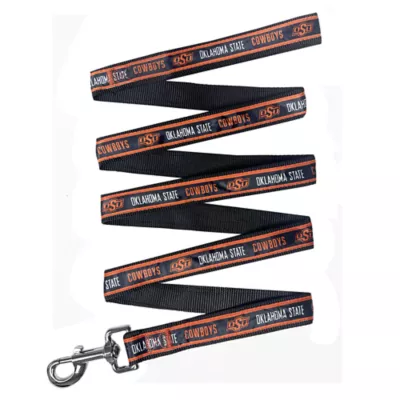 Pets First NCAA Oklahoma State Satin Dog Leash - Image 1