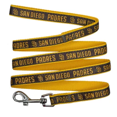 Pets First MLB San Diego Padres Satin Dog Leash - Image 1
