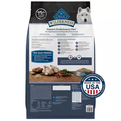 Product Blue Buffalo Wilderness Nature's Evolutionary Diet Senior 7+ Dry Dog Food - Chicken