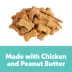 Wiggles & Wags Peanut Butter Chewy Bones Dog Treats 6 OZ image thumbnail 3
