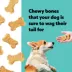 Wiggles & Wags Peanut Butter Chewy Bones Dog Treats 6 OZ image thumbnail 4
