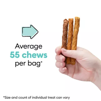 Product Wiggles & Wags Chicken, Bacon, Beef Meaty Sticks Dog Treats 16 OZ