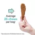 Wiggles & Wags Salmon Meaty Strips Dog Treats 16 OZ image thumbnail 3