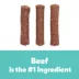 Wiggles & Wags Beef Meat & Bacon Meaty Sticks Dog Treats 16 OZ image thumbnail 4