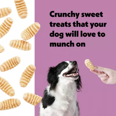 Product Wiggles & Wags Crinkle Cuts Sweet Potato Dog Treats 11 OZ