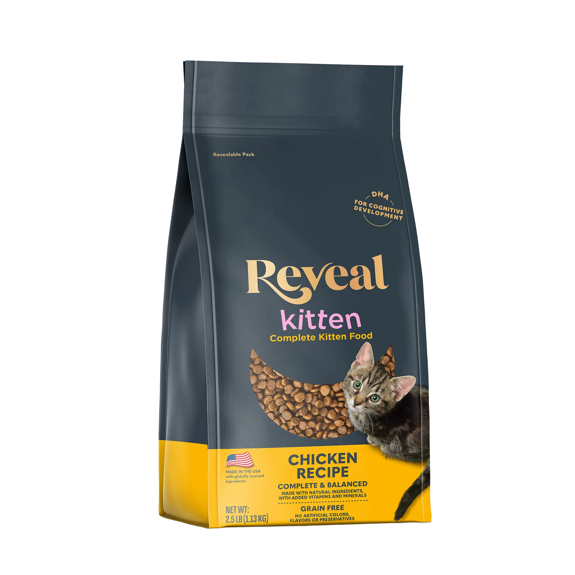 Reveal Kitten Food - Grain Free, Limited Ingredient, 2.5 Lbs