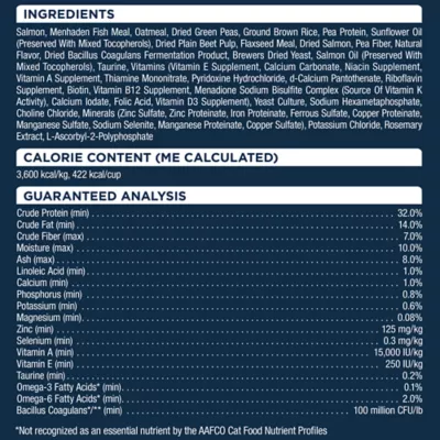 Product Authority Digestive Support Adult Cat Food - Gut Health, Salmon & Rice Formula