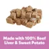 Wiggles & Wags Freeze Dried Beef Liver & Sweet Potato Dog Treats 5 OZ image thumbnail 4