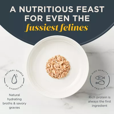 Product Reveal Fish Selection Adult Wet Cat Food - Grain Free, In Broth, 8 Ct
