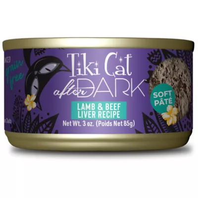 Tiki Cat After Dark Adult Cat Food - High Protein, Soft Pate, 3 Oz - Image 1