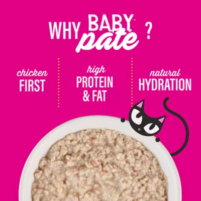 Product Tiki Cat Baby Kitten Wet Food - High Protein, Pate, 2.4 OZ