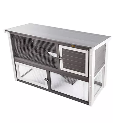 New Age Farm Columbia Rabbit Hutch Grey