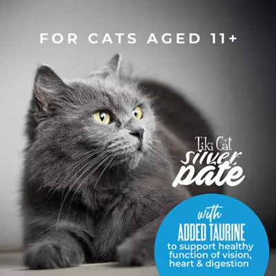 Product Tiki Cat Silver Pate Senior Wet Cat Food - Natural, 2.4oz