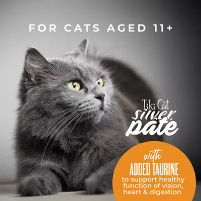 Product Tiki Cat Silver Pate Senior Wet Cat Food - Natural, 2.4oz