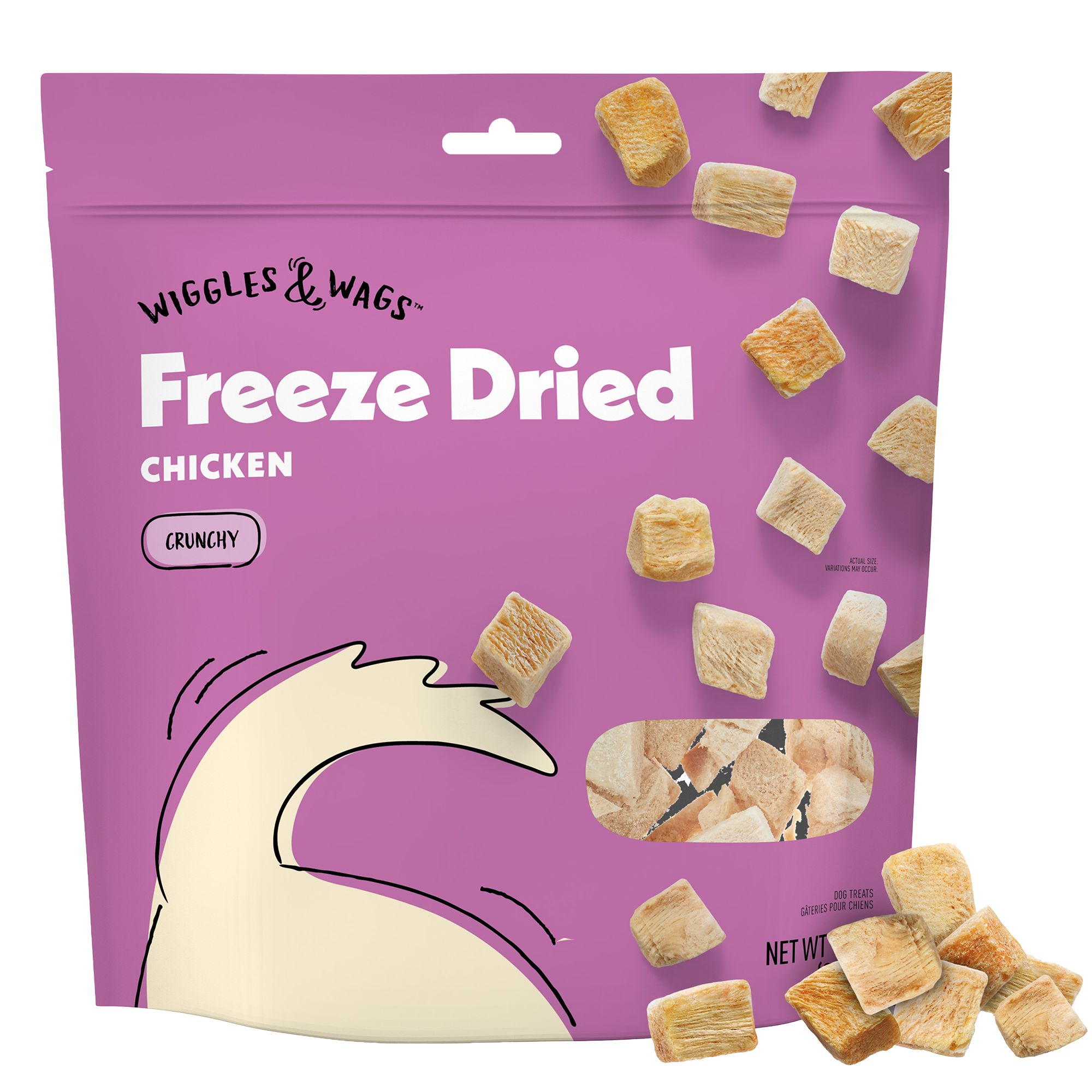 bag of freeze dried treats