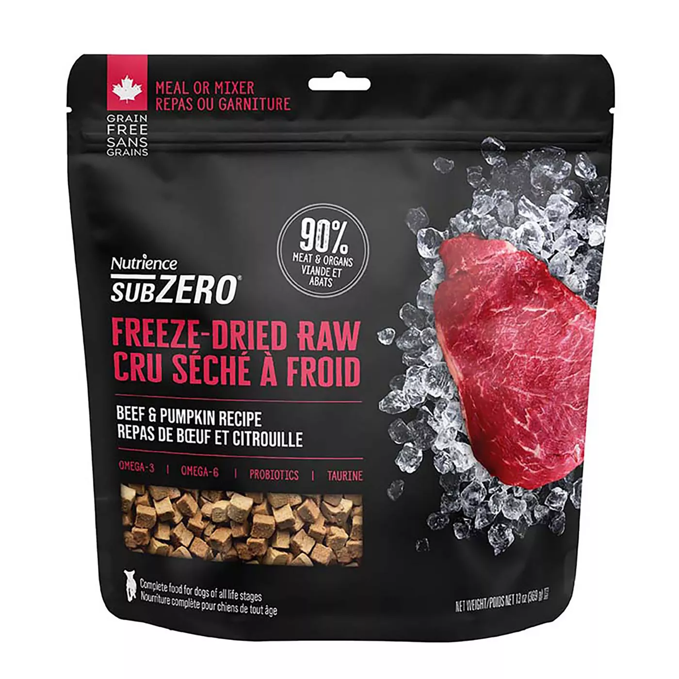 Nutrience Subzero Complete Balanced Freeze dried Dog Food