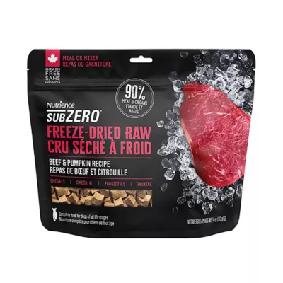 Product Nutrience Subzero Complete & Balanced Freeze-dried Dog Food - Beef & Pumpkin