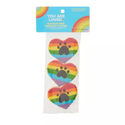 Product You Are Loved Rawhide Alternative Rainbow Cookies 3 Count 2.65 OZ