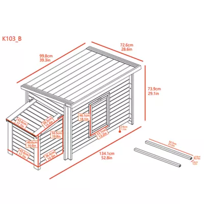 Product New Age Pet Fontana Chicken Barn
