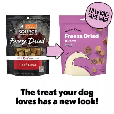 Product Wiggles & Wags Freeze Dried Beef Liver Dog Treats