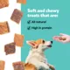 Product Wiggles & Wags Chicken & Beef Meaty Layers Dog Treats 6 OZ