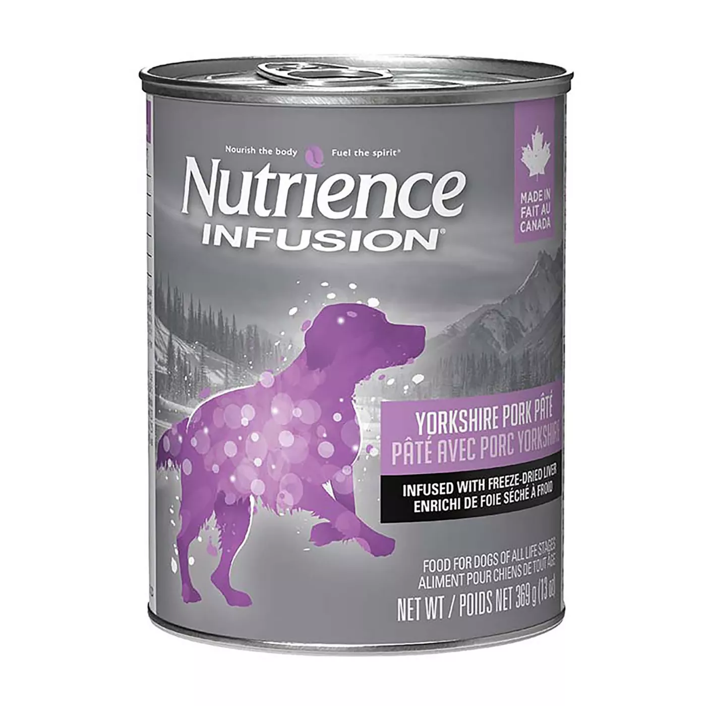 Nutrience Infusion Yorkshire Pork Pate Dog Food Beef
