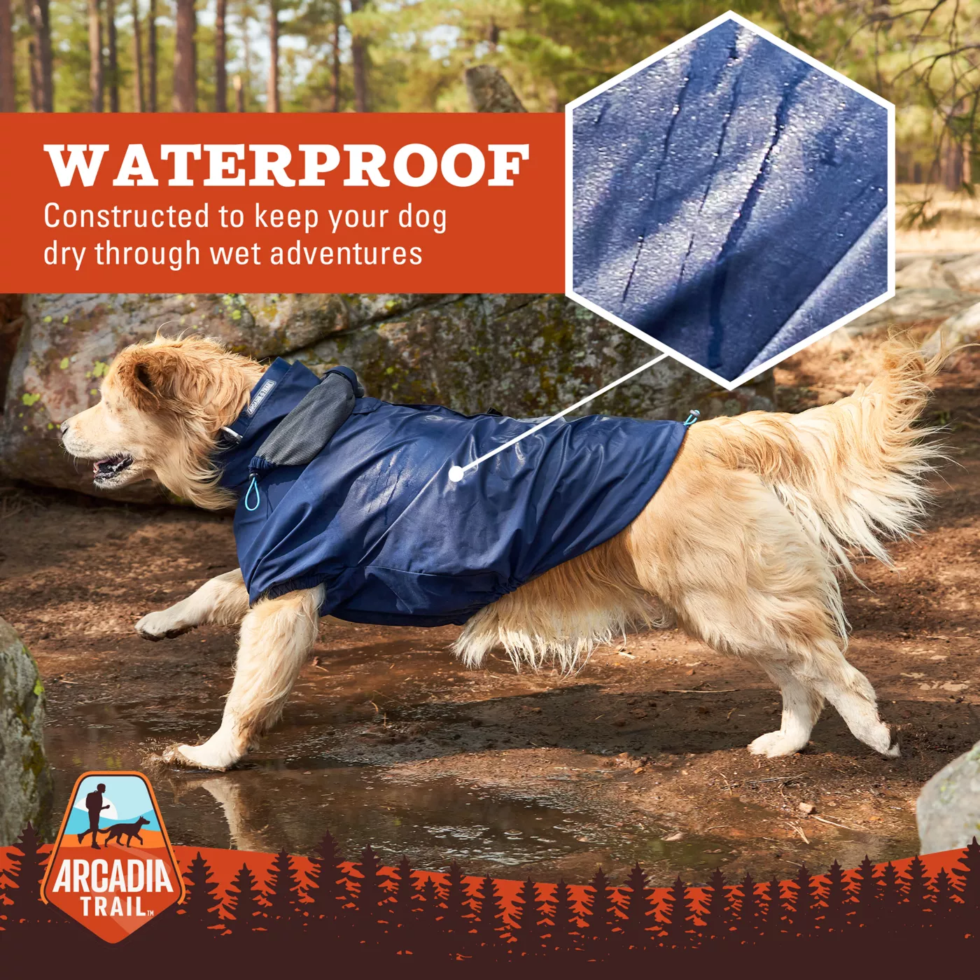Arcadia Trail Waterproof Windbreaker