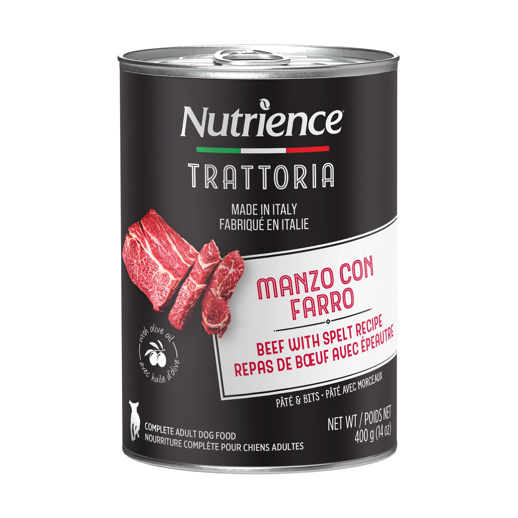 Nutrience Trattoria Gourmet Dog Food - Beef with Spelt