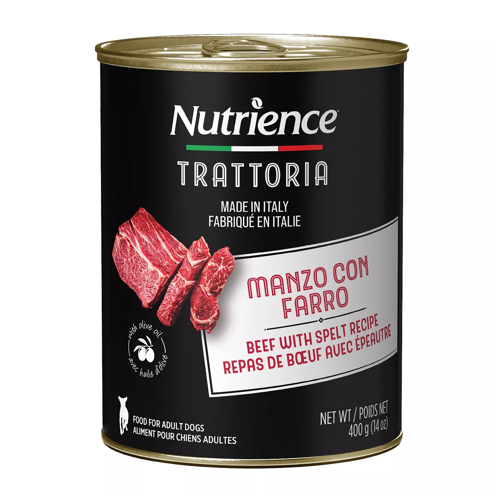 Nutrience Trattoria Gourmet Dog Food - Beef with Spelt