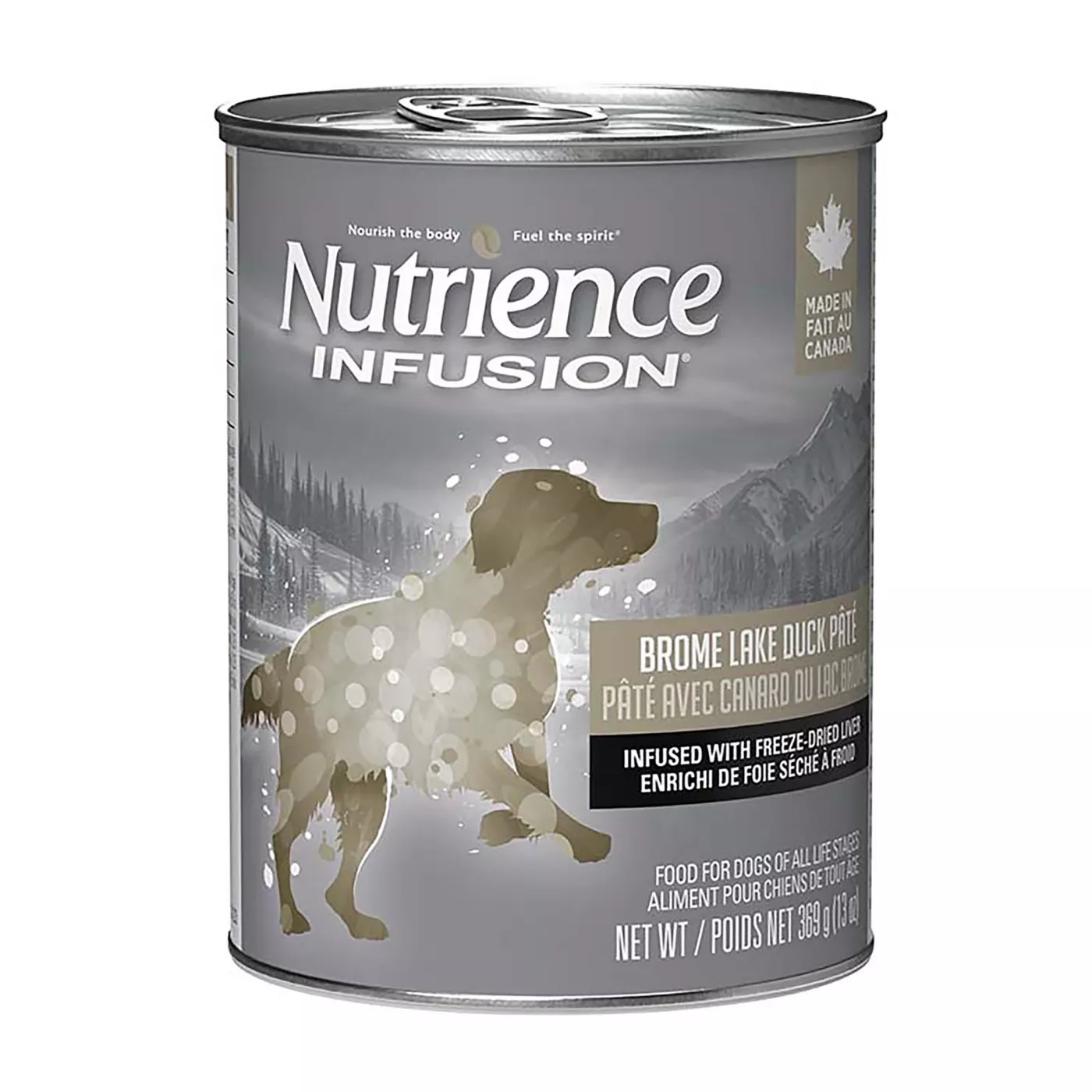 Nutrience Infusion Brome Lake Duck Pate Dog Food Beef