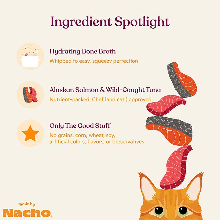 Made by Nacho Cat Treat - Lickable Mousse with Bone Broth, 0.5 OZ - thumbnail 4