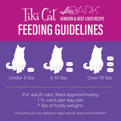 Product Tiki Cat After Dark Adult Cat Food - High Protein, Soft Pate, 3 Oz