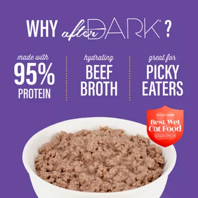 Product Tiki Cat After Dark Adult Cat Food - High Protein, Soft Pate, 3 Oz