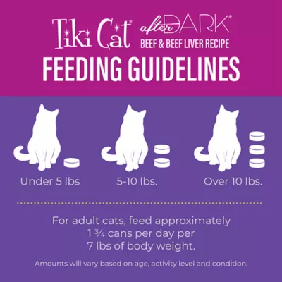 Product Tiki Cat After Dark Adult Cat Food - High Protein, Soft Pate, 3 Oz