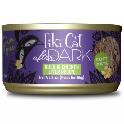 Product Tiki Cat After Dark Adult Cat Food - High Protein, Soft Pate, 3 Oz
