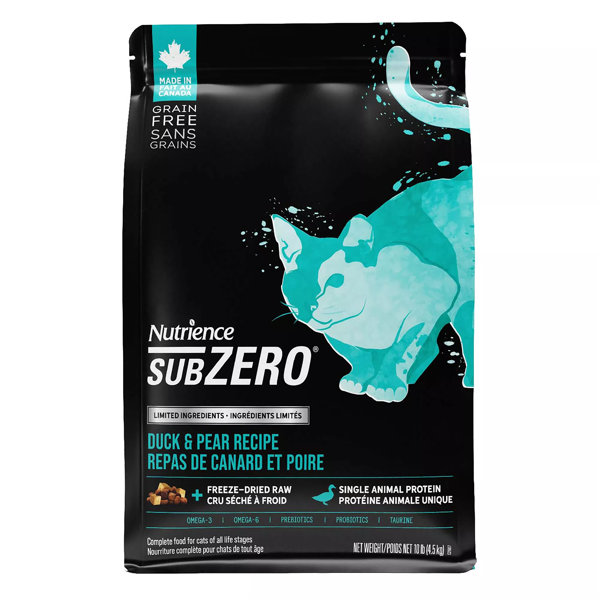 Nutrience SubZero Adult Cat Food - Limited Ingredient, Duck & Pear