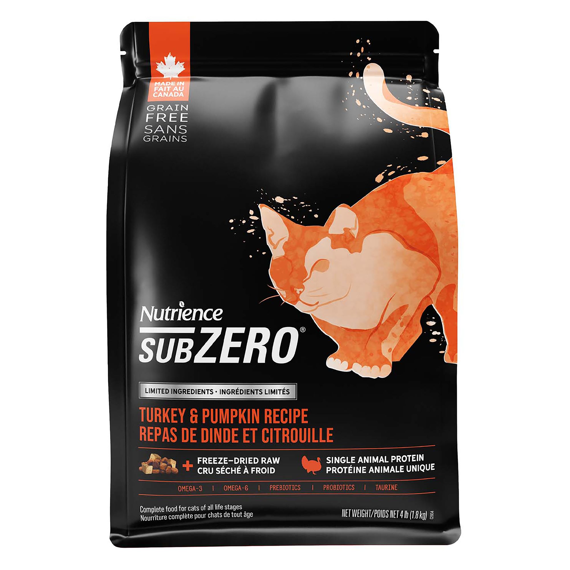 Nutrience SubZero Adult Cat Food - Limited Ingredient, Turkey