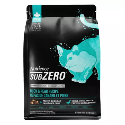 Nutrience SubZero Adult Cat Food - Limited Ingredient, Duck & Pear - Image 1