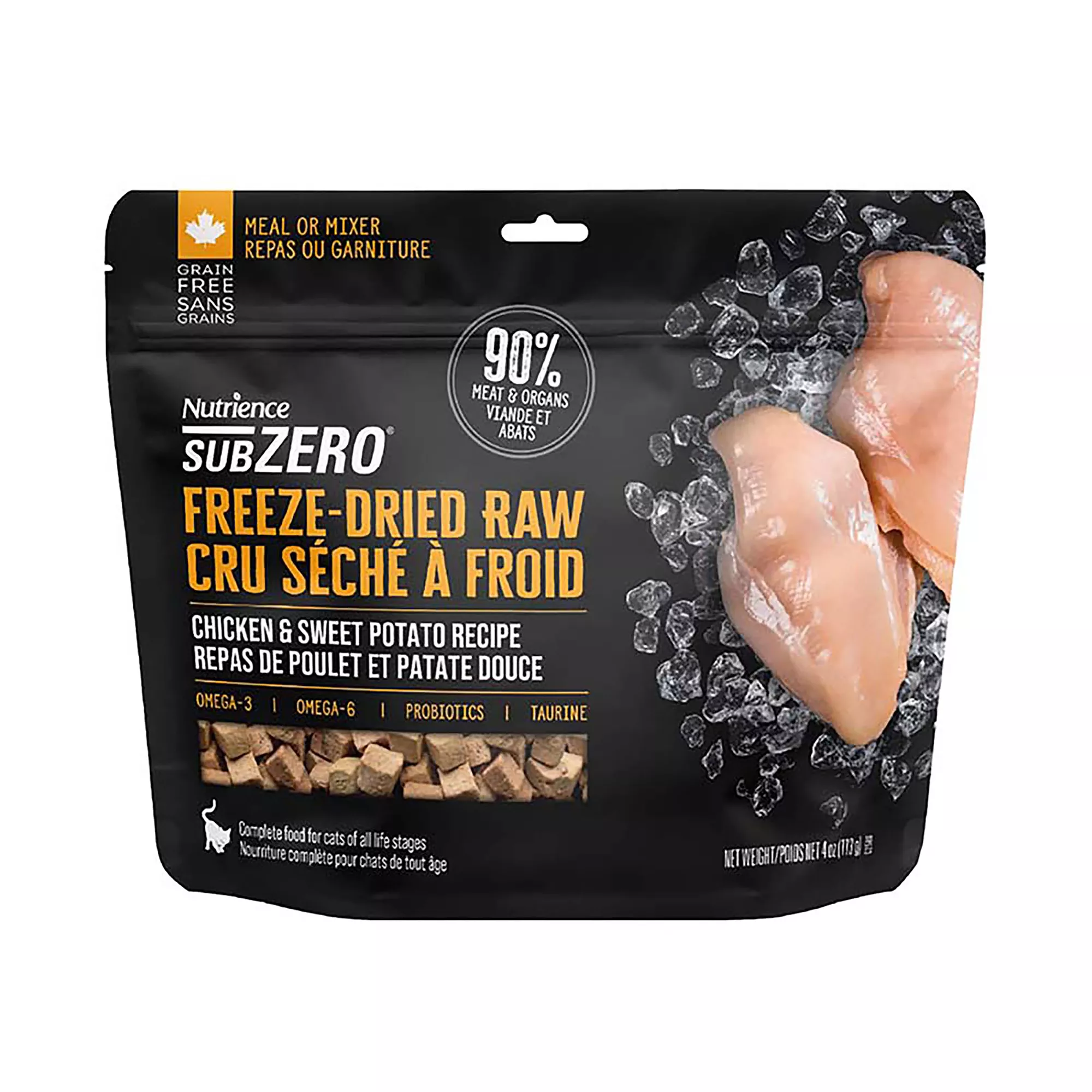 Nutrience SubZero Freeze Dried Raw Cat Food - Chicken & Sweet Potato