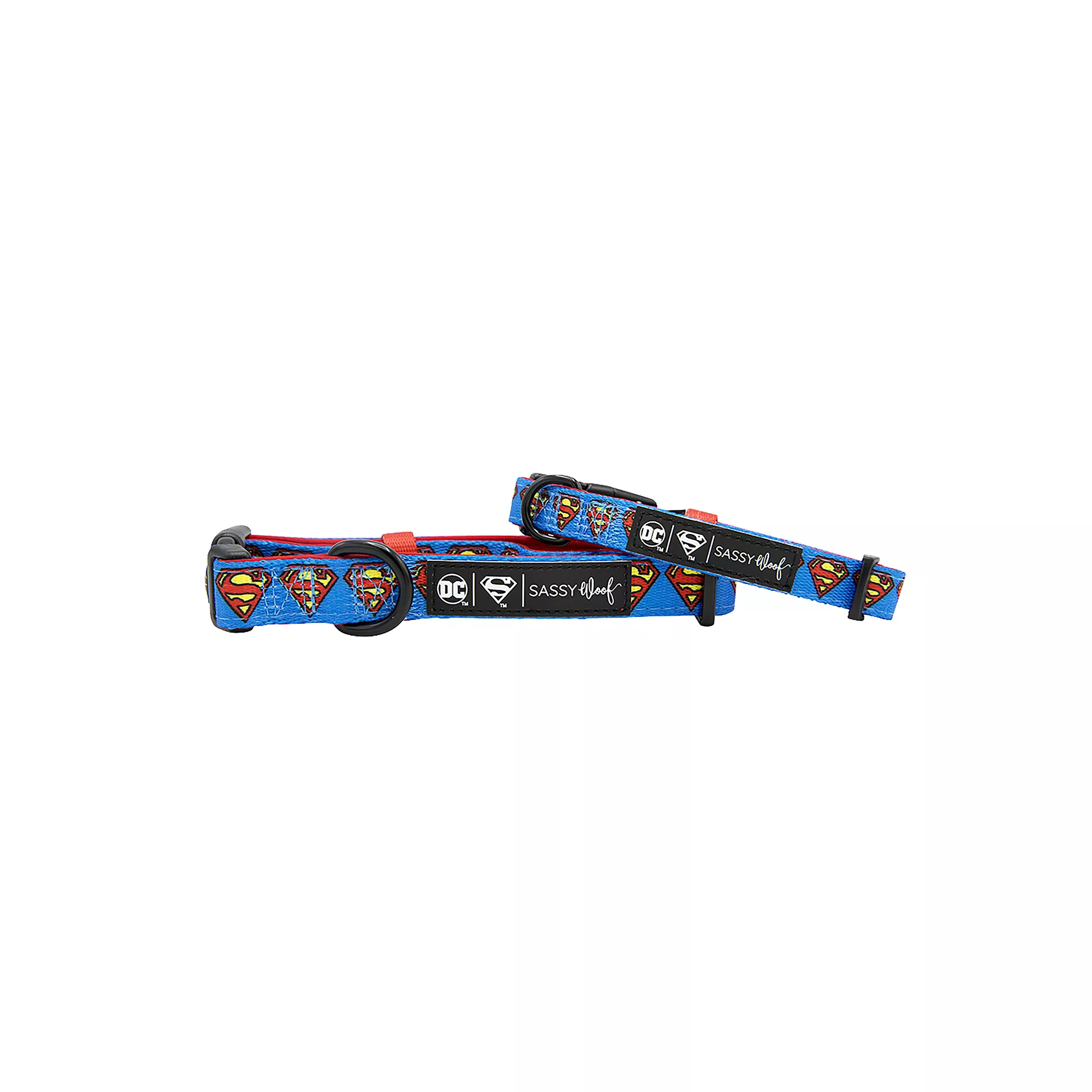 Sassy Woof Superman Dog Collar